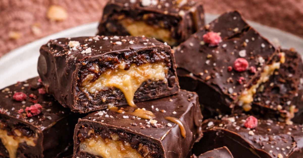 Healthy Snickers Bites
